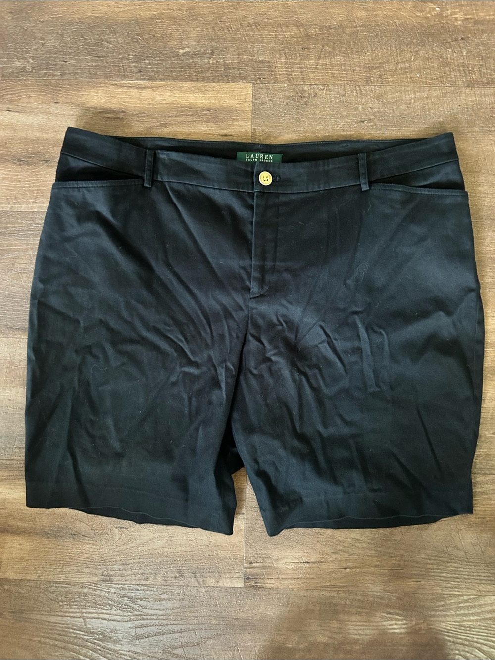 Lauren Ralph Lauren Black Chino Shorts Women’s Size 16W